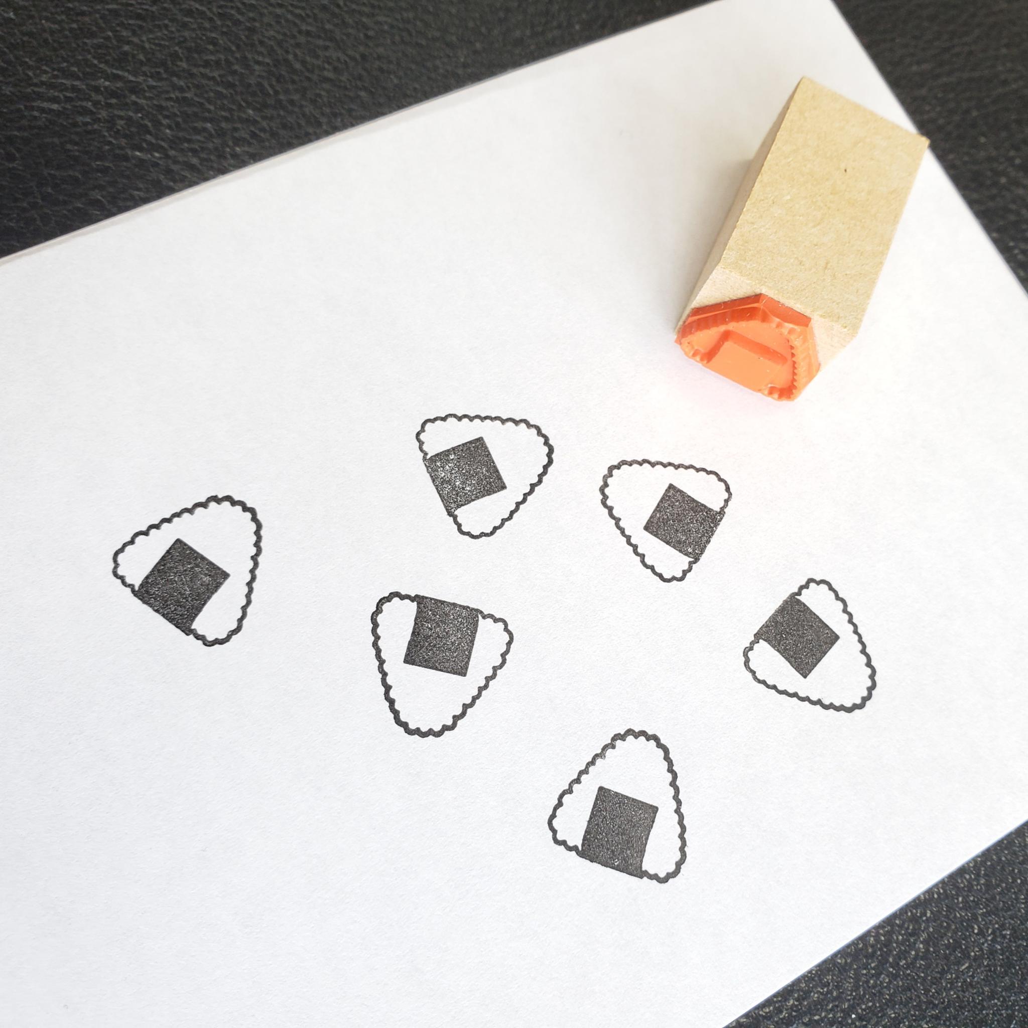 おにぎりスタンプ(ゴム印) | 2枚目