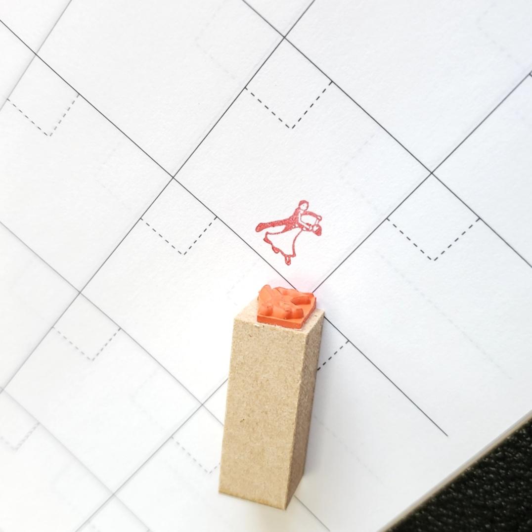 社交ダンス ミニスタンプ(ゴム印) | 2枚目