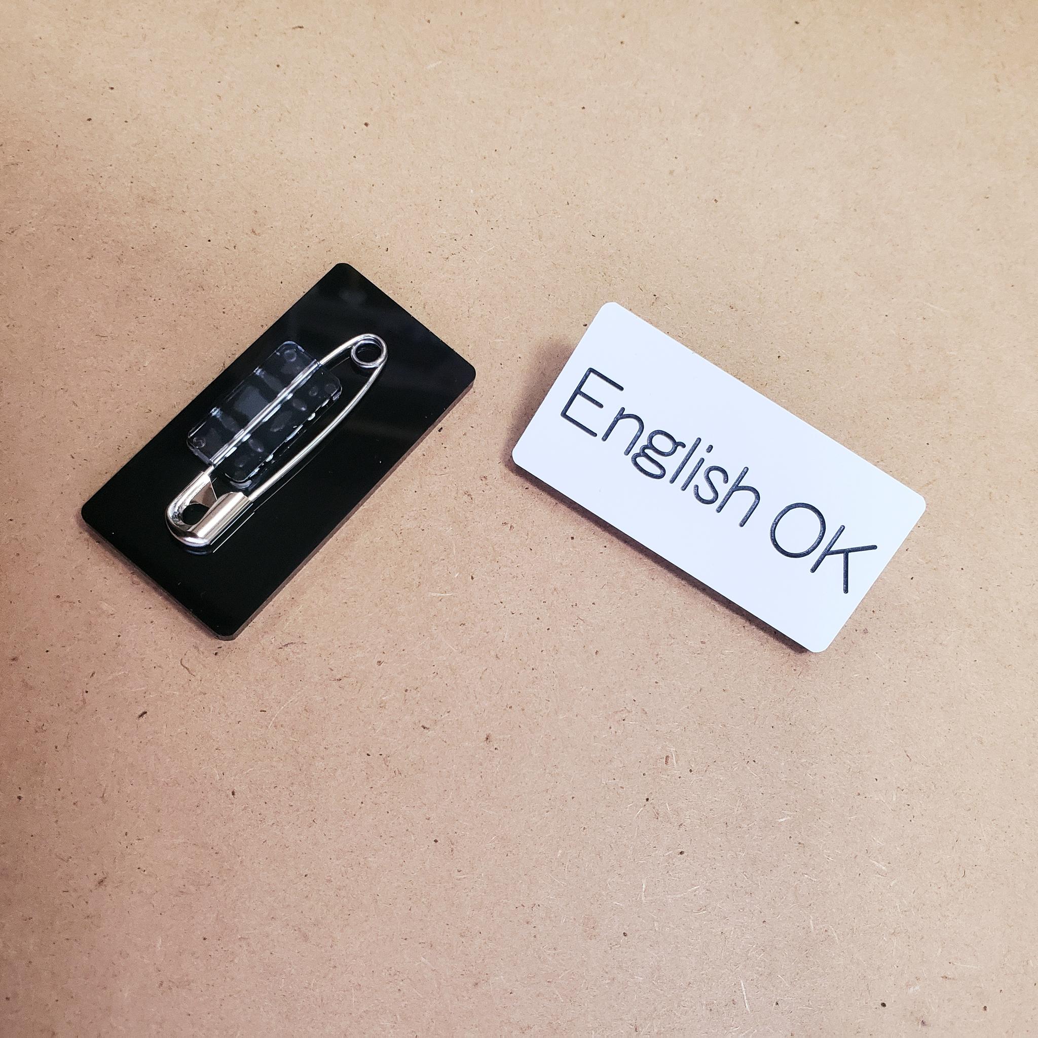 英語OK English OKプレート1枚目の画像