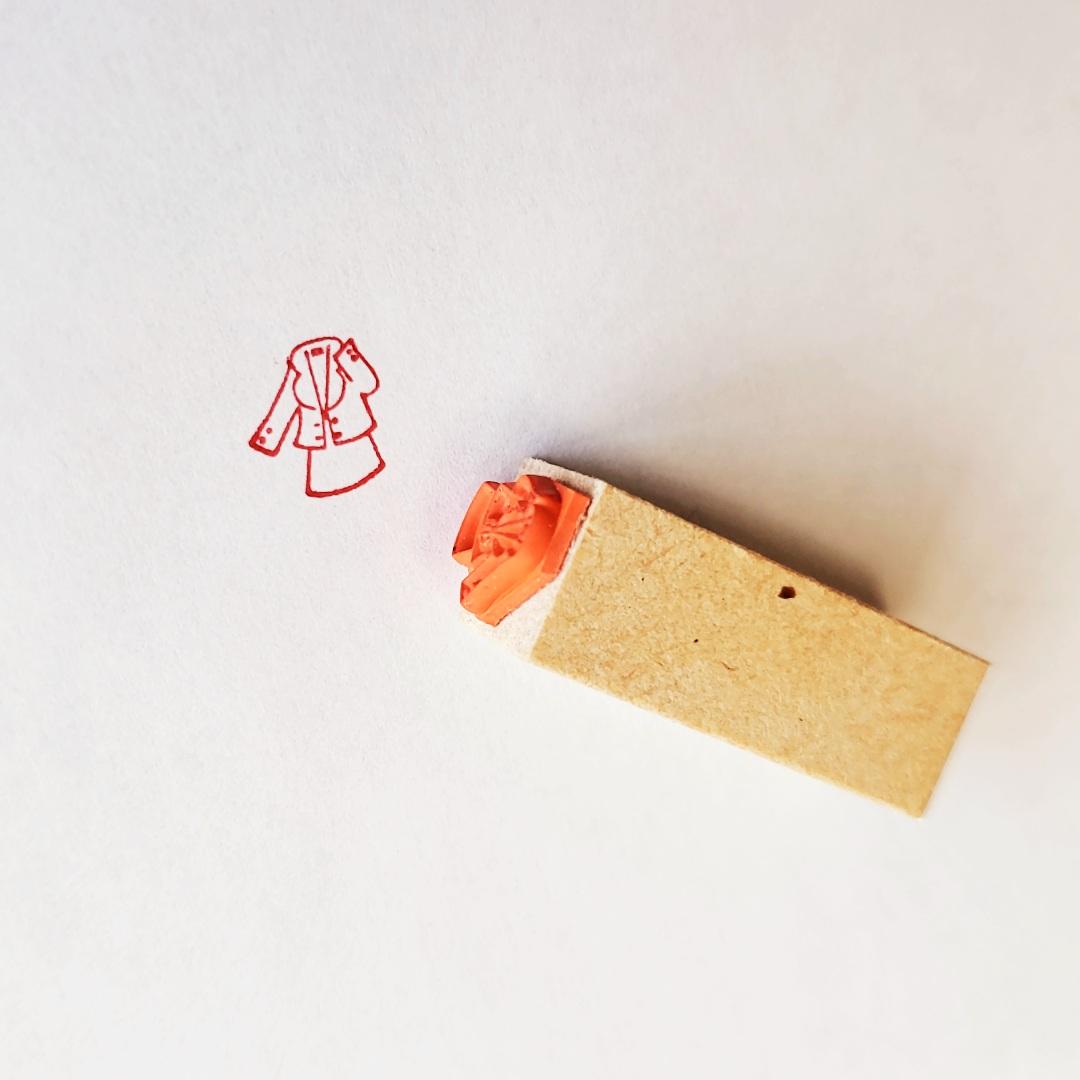 洋服 ミニスタンプ(ゴム印) | 2枚目