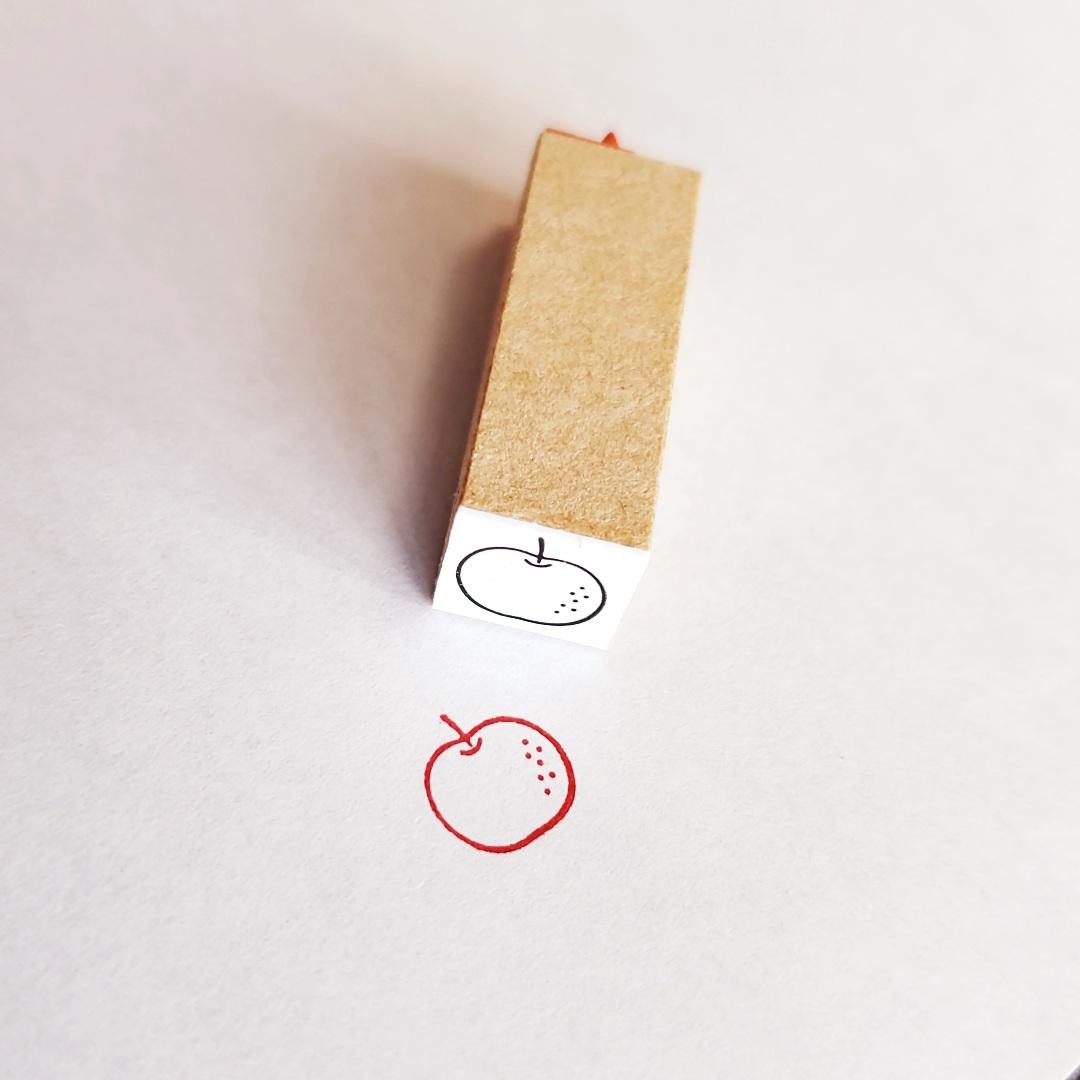 梨 なしミニスタンプ(ゴム印)1枚目の画像