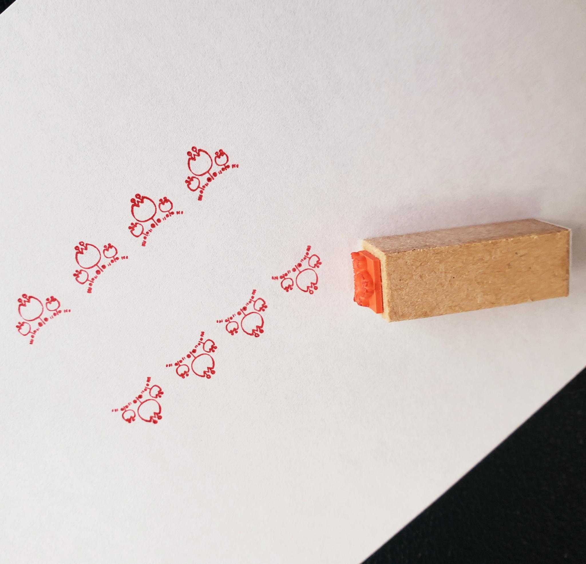 お花ミニスタンプ(ゴム印) | 3枚目